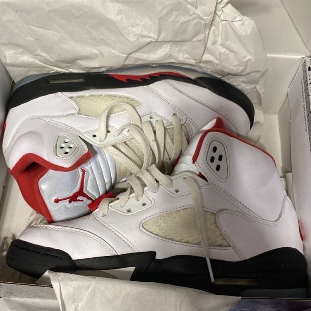 Jordan “fire red” 5s